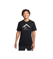 Nike M NK DF TEE TRAIL LOGO Siyah Erkek T-Shirt FQ3914-014