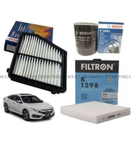 Honda Civic 1.6 Fc5 Filtre Bakım Seti 2016-2021
