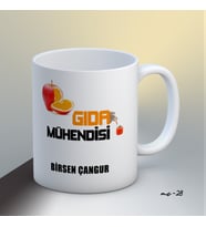 Kişiye Özel Gıda Mühendisi Temalı Kupa Bardak