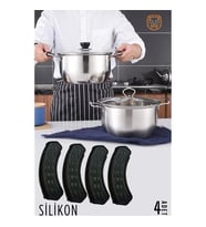 Tencere Tutucu Silikon 4 Adet 720172