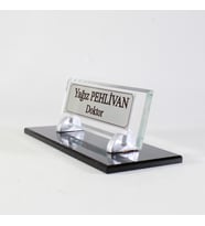 Kişiye Özel Tasarım Premium Masaüstü İsimlik - Yönetici İsimlik – Ofis Masaüstü İsimlik