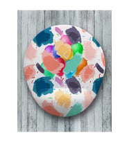 Renkler Oval Bilek Destekli Mouse Pad