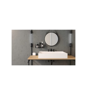 Decorev DC-5554 Dekoratif Banyo Mutfak Balkon Çok Kullanışlı Siyah Metal Sepet