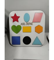 çocuk gelişimi Şekiller Yap-Boz Puzzle Oyun Kaliteli