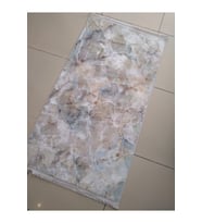 GABARDİN HALI DECORA 0071 KREM MERMER KAYMAZ HALI 80X150 CM