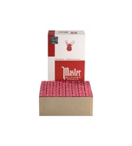 Master Chalk Kırmızı Bilardo Iskata Tebeşiri 12 Adet (Karışık)