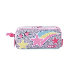 MUGGLE MU-5715 BE LIKE A STAR 2 BÖLMELİ KALEM ÇANTASI