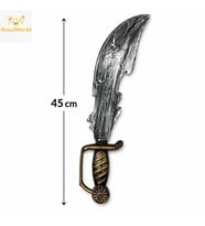 Eskitme Detaylı Plastik Korsan Kılıcı 45 cm