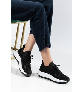 Suins Veina Model Taş İşlemeli Kadın Spor Ayakkabı Sneaker