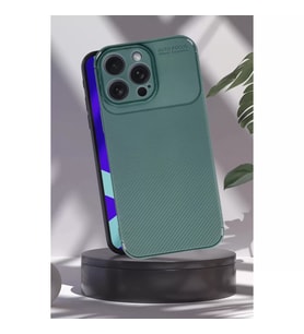 İphone 16 Pro Max Kılıf Auto Focus Karbon Kapak - Lacivert