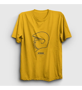 Presmono Unisex Sarı Neon The Notorious BIG T-Shirt 41150tt (Sarı)
