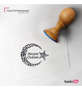 Kişiye Özel Kitap Damgası Kitap Mührü Kaşe Kitap Mühür Özel Damga 280