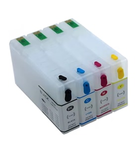 Epson T7021-T7024 Uyumlu Kolay Dolan Kartuş - 4 Renk (Çok Renkli)