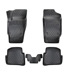 Rizline 3D Oto Paspas Siyah Renk Skoda Fabia 2007 - 2014 ile uyumlu