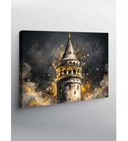 Kanvas Tablo İstanbul Galata Kulesi