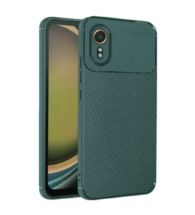Samsung Galaxy XCover 7 Kılıf Auto Focus Karbon Kapak - Yeşil