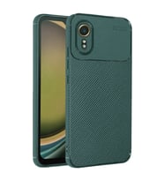 Samsung Galaxy XCover 7 Kılıf Auto Focus Karbon Kapak - Yeşil