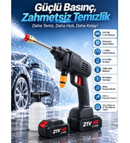 Bahçe Sulama Tabancası Makinesi Yüksek Basınçlı Akülü Yıkama Makinesi