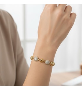 XUPİNG JEWELRY TOP ÜÇ TAŞLI ZİRKON BİLEKLİK