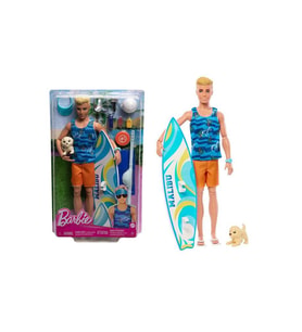 Barbie Ken Sörf Yapıyor HPT49 HPT50 Lisanslı Ürün (Karışık)