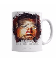 Always Bet On Black John Cutter PASSENGER 57 Wesley Snipes Kupa Bardak Porselen