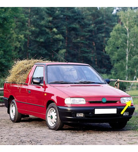 Skoda Pickup Pikap 1995-2001 Ön Sol Sinyal Lambası Beyaz 6U0953041A