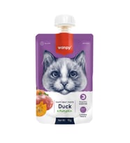 Wanpy Taze Ördekli Balkabaklı Vitaminli Kedi Et Ezmesi 90 gr X 2 Adet
