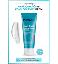 Bebak 100 ml Ayak Çatlak ve Koku Önleyici Ayak Bakım Kremi Hızlı Emilim Özelliği ile
