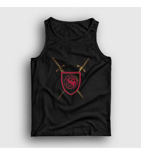 Presmono Unisex Siyah Swords Targaryen House Of The Dragon Atlet 344608tt