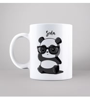 Panda Tasarımlı Kupa Kişiye Özel