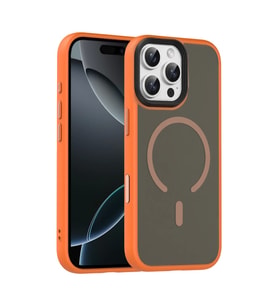 Joko Apple iPhone 16 Pro Max Megane Magsafe Kapak - Turuncu