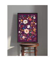 Tablo  Ahşap Çerçeveli Tablo  Çerçeveli Poster  Bitki ve Çiçek Temalı Tablo, Soyut,Minimal Tablo (Karışık)