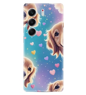 Camon 40 4G Kılıf Boutique Baskılı Resimli Kalp ve Köpek Pcode -034