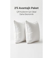 2’li Boncuk Silikon Kırlent İç Yastığı 45x45 cm 350 gr Yıkanabilir