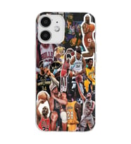 Iphone 12 Uyumlu Basketbol Tasarımlı Şeffaf Telefon Kılıfı