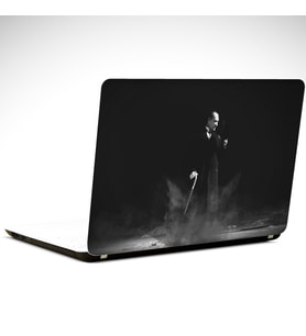 Atatürk Baston Laptop Sticker 10 İnch (25X19CM)