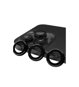 Apple İphone 15 Pro Max Raze Metal Kamera Lens - Siyah