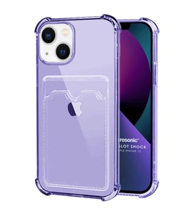Microsonic Apple iPhone 13 Card Slot Shock Kılıf Lila