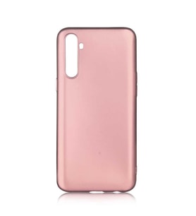 Realme 6 Pro Uyumlu Kılıf Zore Premier Silikon Kapak (Rose Gold Altın)