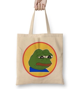 Conservative Frog Lover Gift Bez Çanta Uzun Saplı
