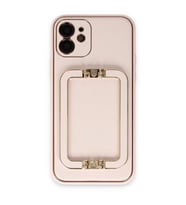 Apple İphone 12 Kılıf Coco Elit Kapak - Pudra