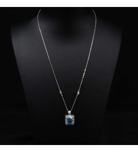 516 Ice Cut Gümüş Kolye