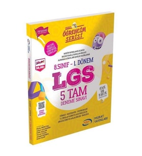 8.SINIF LGS 1.DÖNEM TAM 5 DENEME SINAVI - MURAT YAYINLARI