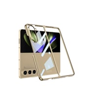 Samsung Galaxy Z Fold 5 Uyumlu Kılıf Zore Full Camlı Kıpta Kapak