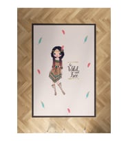 MEKTA HOME BEBEK VE ÇOCUK ODASI Kızılderili Desenli Halı