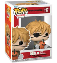 Funko Pop! Animasyon: Chainsaw Man - Pochita Ile Denji - Koleksiyon Vinil Figür - Hediye Fikri - Res (Krem)