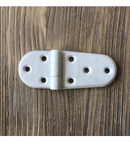 Plastik Oval Menteşe 9cm - 2 Adet Beyaz (Çok Renkli)