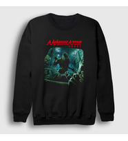 Presmono Unisex Siyah Feast Annihilator Sweatshirt 464703tt