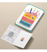 Best Birthday Temalı Doğum Günü Tebrik Kartı