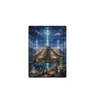 Ghostbastır Design Uzaylı Piramitler 99 Parça Ayaklı Puzzle – Dekoratif Çocuk Yapbozu 025
